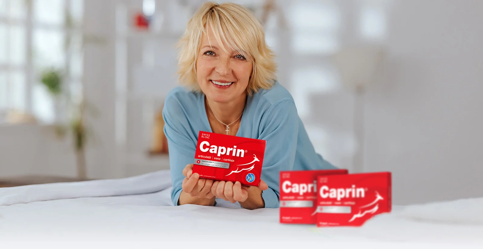 Fizioterapeutul nostru recomandă Caprin – supliment premium pentru sănătatea articulațiilor, oaselor și cartilajelor, pentru mobilitate și o viață activă.